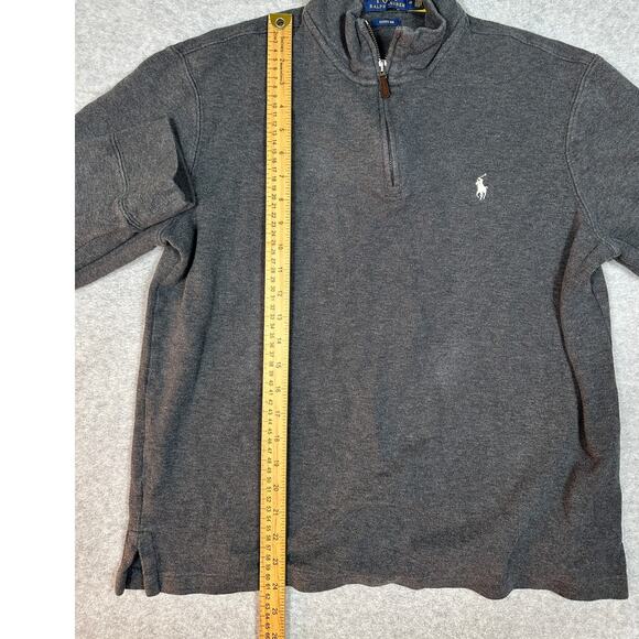 Polo Ralph Lauren Mens Size M Estate-Rib Quarter-Zip Pullover - Picture 6 of 6